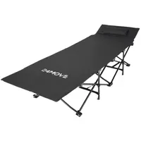 24move Feldbett Campingbett Schwarz