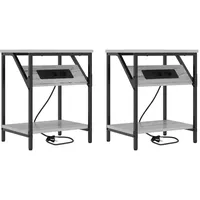 VidaXL Nachtschrank 2 pcs 38 x 30 x 48