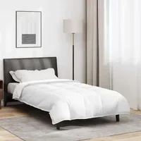 VidaXL 2-in-1 Bettdecke Weiß 155 x 220 cm Feder