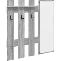 VidaXL Garderobenständer 100 x 10 x 100 cm Grau