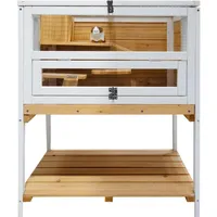 Hti-Living Kleintierkäfig Gino Deluxe 70 x 37 x 56