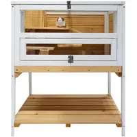 Hti-Living Kleintierkäfig Gino Deluxe 70 x 37 x 56