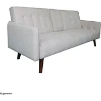 Hti-Living Schlafcouch Leinen 2-Sitzer Grau