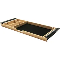 Bümö Schreibtisch Organizer Schublade aus Bambus - große Unterbau