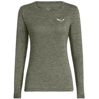 Salewa Puez Melange Dry ́ton Langarm-t-shirt - Faded Green