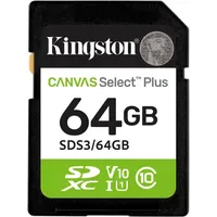 Kingston Canvas Select Plus SD 64GB SDXC Gen3 100MB/s