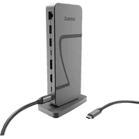 Hama 8 Ports Docking Station, Grau