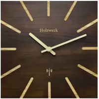 Holzwerk Germany Holzwerk Funkwanduhr 25,0 HWN.Braun. braun