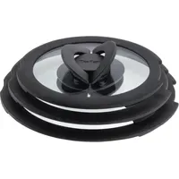Tefal Ingenio Glasdeckel 3-tlg. Set 16/18/20 cm mit Klappgriffen,