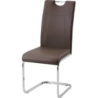 Hti-Living Esszimmerstuhl Braun Kunstleder Kelly C