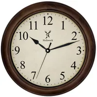 Holzwerk Wanduhr 35 cm HWN.Braun braun