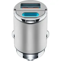 Cellular Line Micron Multiport Car Charger - iPhone, Samsung,