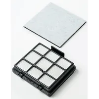 Hanseatic Motorschutzfilter "HBVC80012WMC+HBVC80012DGMV Filter Set", schwarz (schwarz, weiß), 2