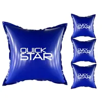Quick Star 4 Stück Poolkissen Eckig 120x120 cm Blau