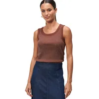 Zero Damen mit Ziernieten 38, Patch BrownSilver | 38