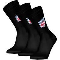 NFL Unisex Socken, 3er Pack Stretch-NFL Shield 3Pack Crew