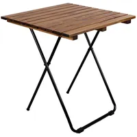 INDA-EXCLUSIV - Holz/Metall braun 45x45x50cm-DMC4712