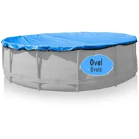 Höfer Chemie 200 g/m2 Winter Abdeckplane für ovale Pools