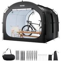 Vevor Fahrradzelt, Fahhrradgarage Fahrradschuppe für 5 Fahrräder, 224x247x198cm