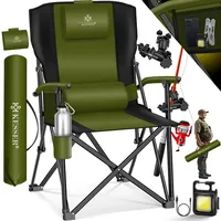 Kesser KESSER® Campingstuhl faltbar bis 160 kg Angelstuhl Faltstuhl
