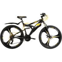 WYLD Mountainbike Fully 26'' Bliss schwarz-gelb 21 Gänge RH