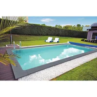 KWAD Schwimmbecken-Set Styroporstein ca.800x400x150cm