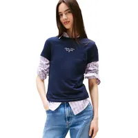 Tommy Hilfiger Tommy Jeans Damen, T-Shirt Kurzarm SLIM LOGO