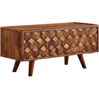 FineBuy TV Schrank FineBuy Lowboard 92x44x35 cm Holz Fernsehkommode