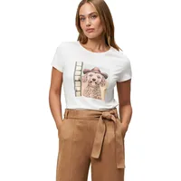 Zero Damen mit Hundemotiv 42, Patch CreamBrown | 42