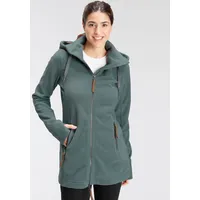 POLARINO Fleecejacke mit Kapuze aus Fleece, atmungsaktiv, schnell trocknend,