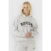 Rip Curl Varsity Hoodie Grey Marle/Black M