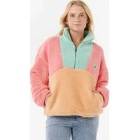 Rip Curl Block Party Fleece pink L
