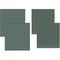 DDDDD 4tlg. Set: Geschirr- und Küchenhandtücher "Akira" in Grün