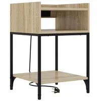VidaXL Nachtschrank mit Regal 40 x 40 x 61