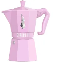 Bialetti Exclusive Mokka rosa 6 Tassen, Pastellrosa - -
