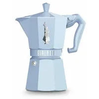 Bialetti Moka Exclusive 6 Tassen hellblau,