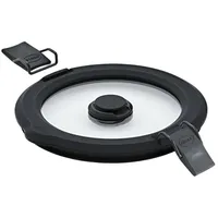 Rösle Vakuumdeckel FLEXX 2GO rund schwarz/transparent 13,5 cm 0,4