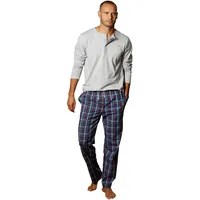 S.Oliver Pyjama (2 tlg 1 Stück), Schlafanzug in langer