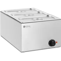 Royal Catering Bain Marie 640 W 3 x GN