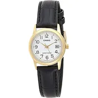 Casio COLLECTION Damenuhr Schwarz (Ø 31 mm) - Weiß/Dunkelblau/Gold