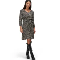Zero Minikleid Blumendruck Schwarz 44