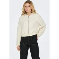 Only Kapuzensweatshirt ONLY "ONLSCARLETT LS ELASTIC ZIP HOOD SWT