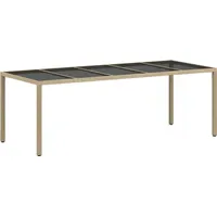 VidaXL Garten Essgruppe 9-tlg. Beige