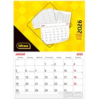 IDENA 12073 - Kalender 2026 in DIN A4 Querformat