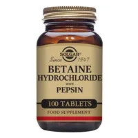 Solgar Betainhydrochlorid mit Pepsin Tabletten 100 St.