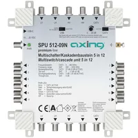 Axing SPU 512-09N Multischalter 12 Teilnehmer Kaskadierbar SAT aktiv