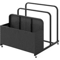 Costway Aufbewahrungskorb mit Rollen 76 x 113 x 10