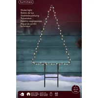 Lumineo Weihnachtsbaumschmuck Lumineo Weihnachtsbaum 18 x 27 cm Metall