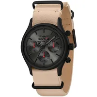 Sector No Limits Herren Analog Quarz Uhr mit Leder