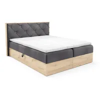Fun Möbel Boxbett, Grau